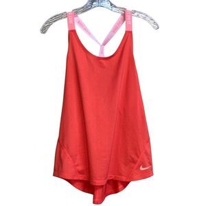 513. Nike running tank in coral size medium